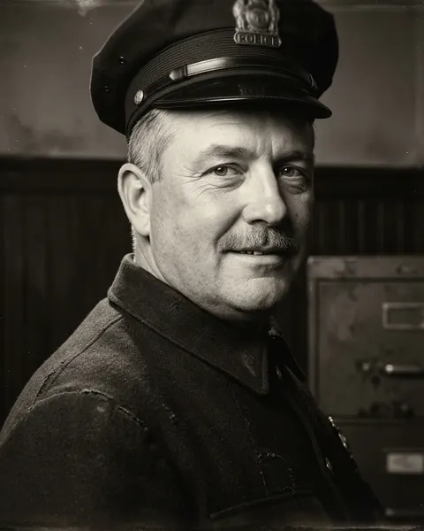 Portrait of Patrolman Patrick O'Connell (illustration)