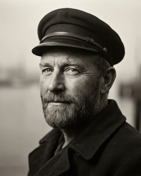 Portrait of Captain Harold Ames (illustration)