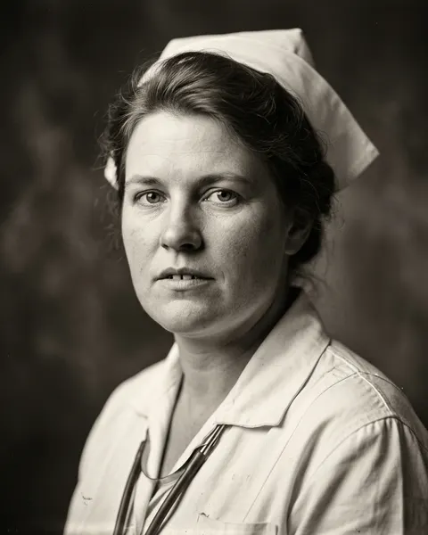 Portrait of Lillian Greer (illustration)